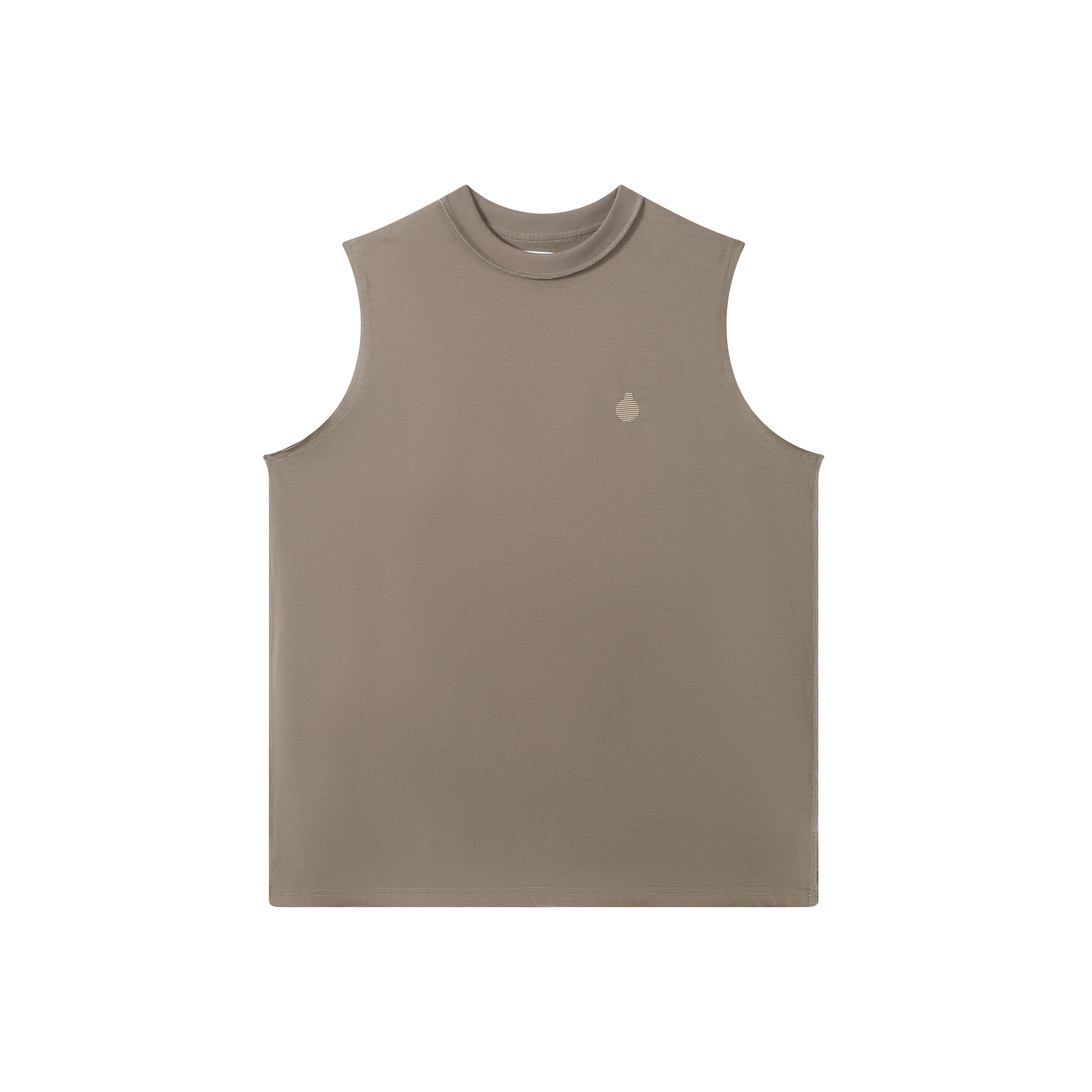 ODE BASIC VEST - BROWN