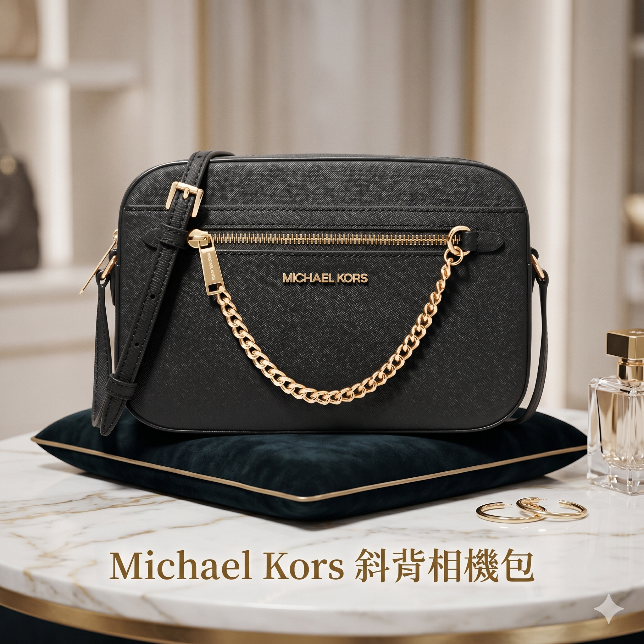 【預購】H041678 Michael Kors 斜背相機包
