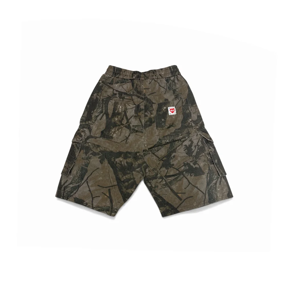 2nd Closet "Soccer" Logo Forrest Vargo Shorts - OLIVE | PT07