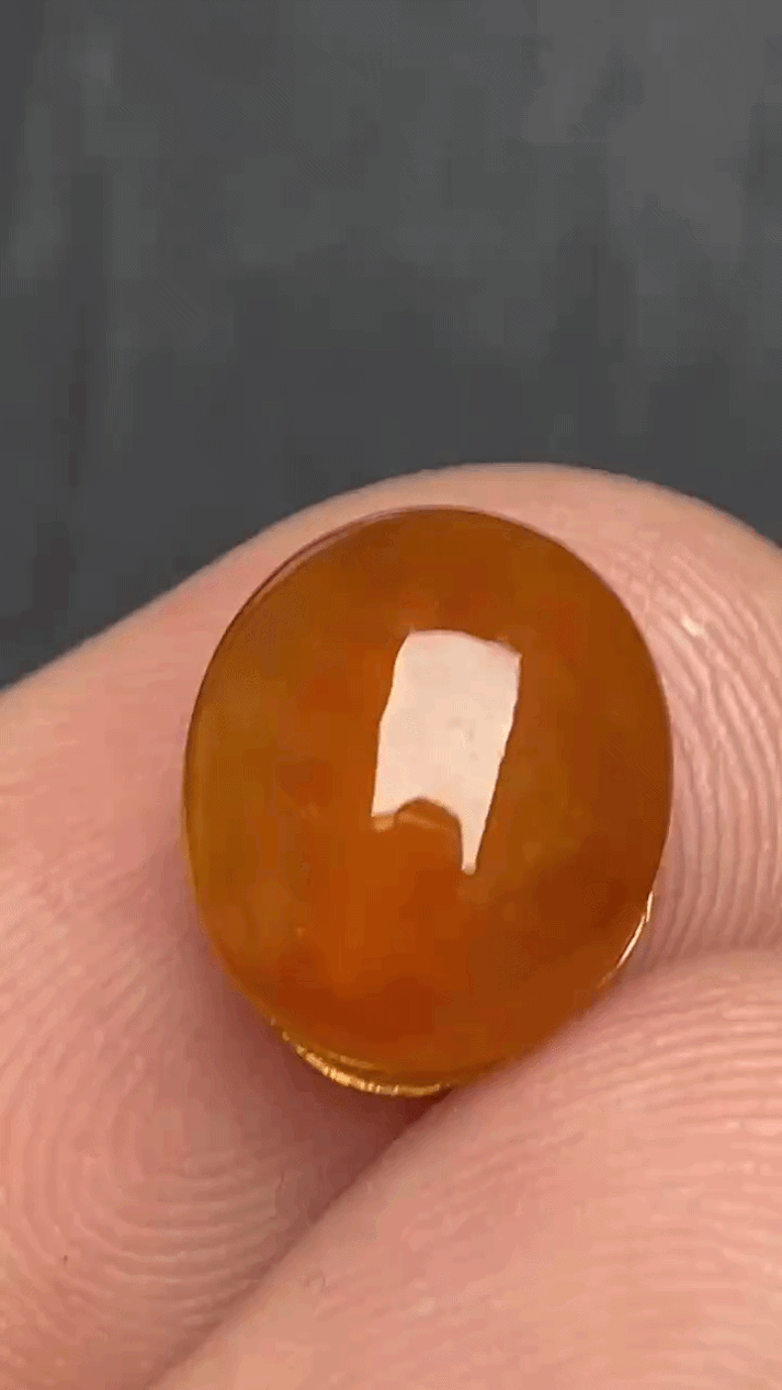 32944 翡翠冰黃蛋面