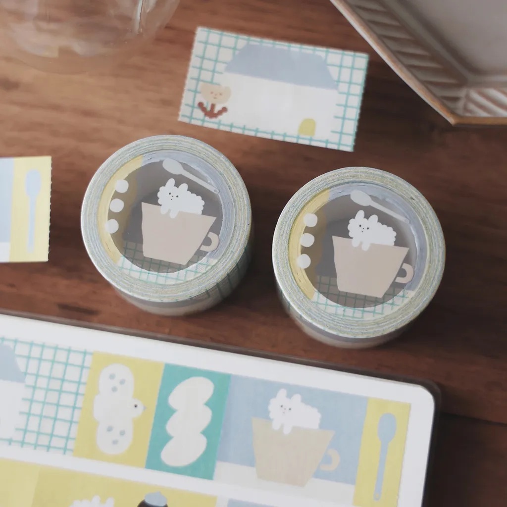 右手超人｜小憩 可撕便條紙膠帶