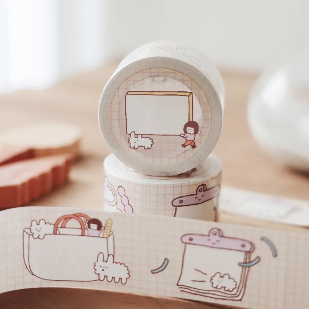 右手超人｜日常片刻 可撕便條紙膠帶