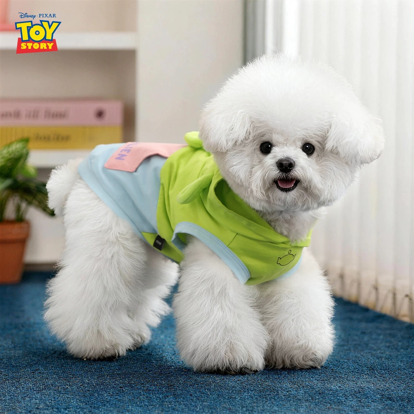 Hoopet迪士尼玩具总动员 三眼仔防掉毛宠物衣服