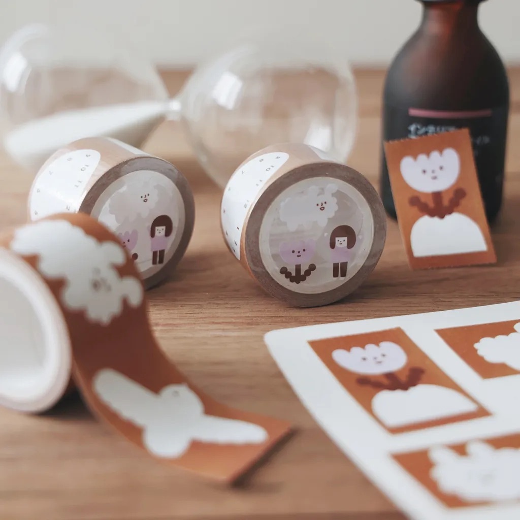 右手超人｜時光 可撕便條紙膠帶