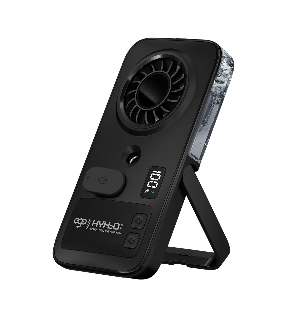EGO HyH2O Thin 噴霧水冷風扇｜真水冷降溫・超薄設計・7 小時長氣