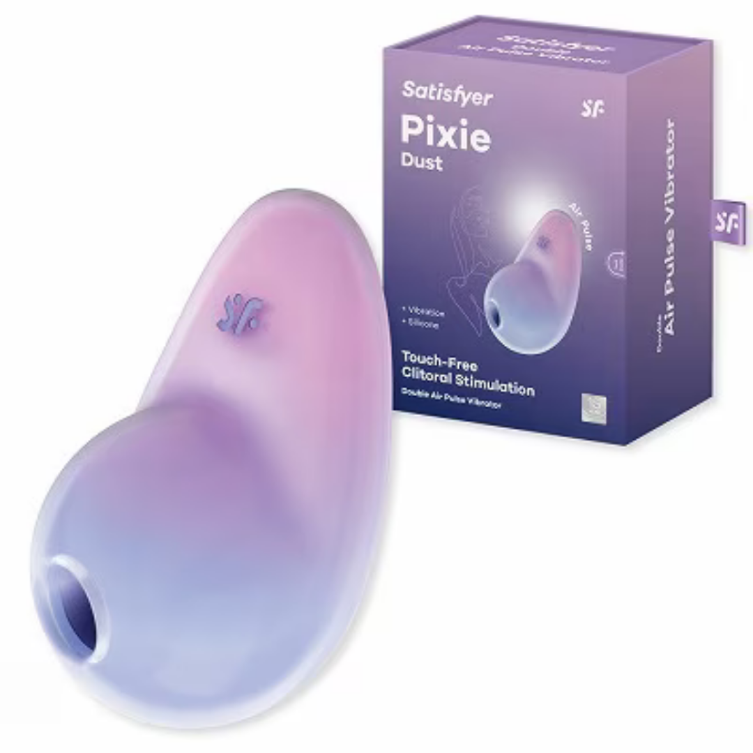 Satisfyer - Pixie Dust 空氣脈衝吸啜與震動陰蒂刺激器 紫粉色
