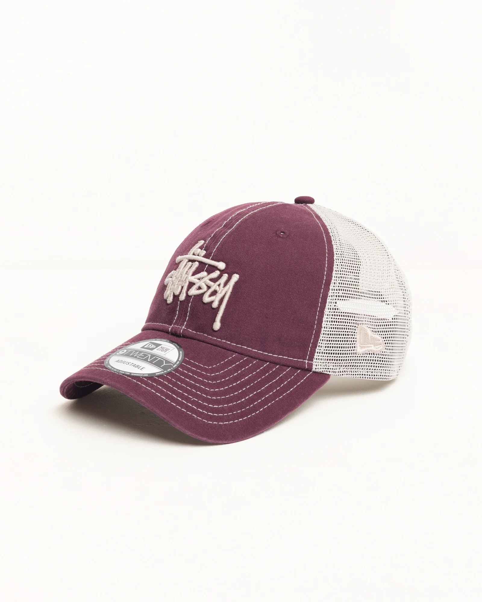 【預購】STUSSY 9TWENTY WASHED BASIC TRUCKER 明線網帽 4色 STUSSWQ
