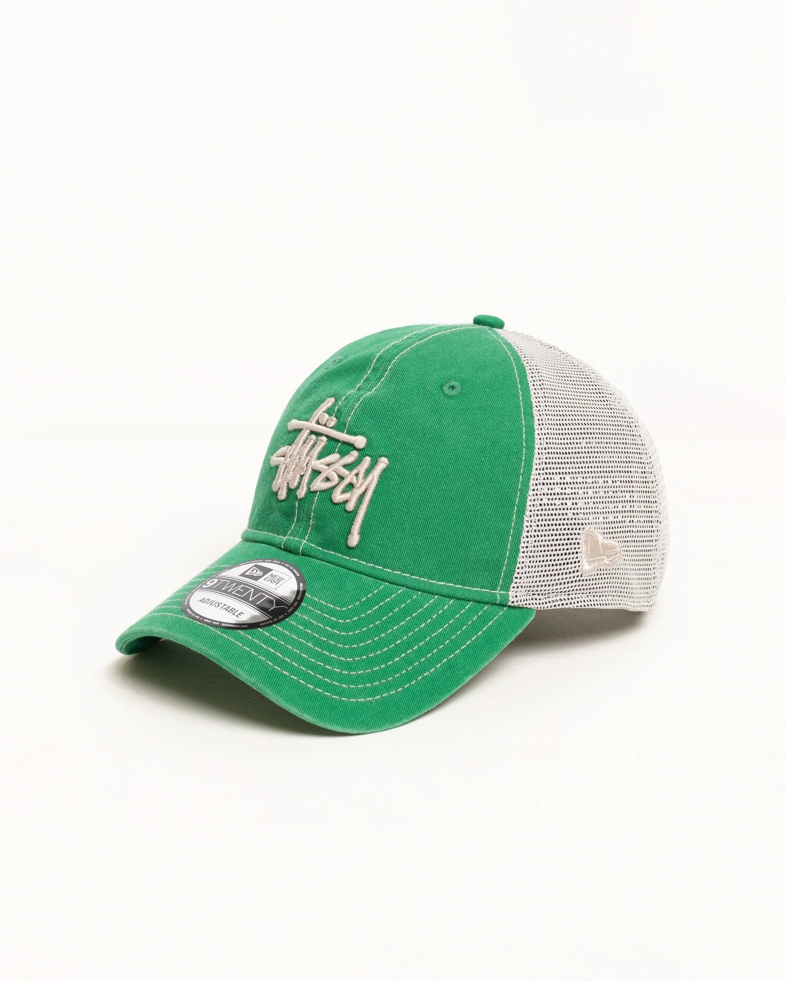 【預購】STUSSY 9TWENTY WASHED BASIC TRUCKER 明線網帽 4色 STUSSWQ