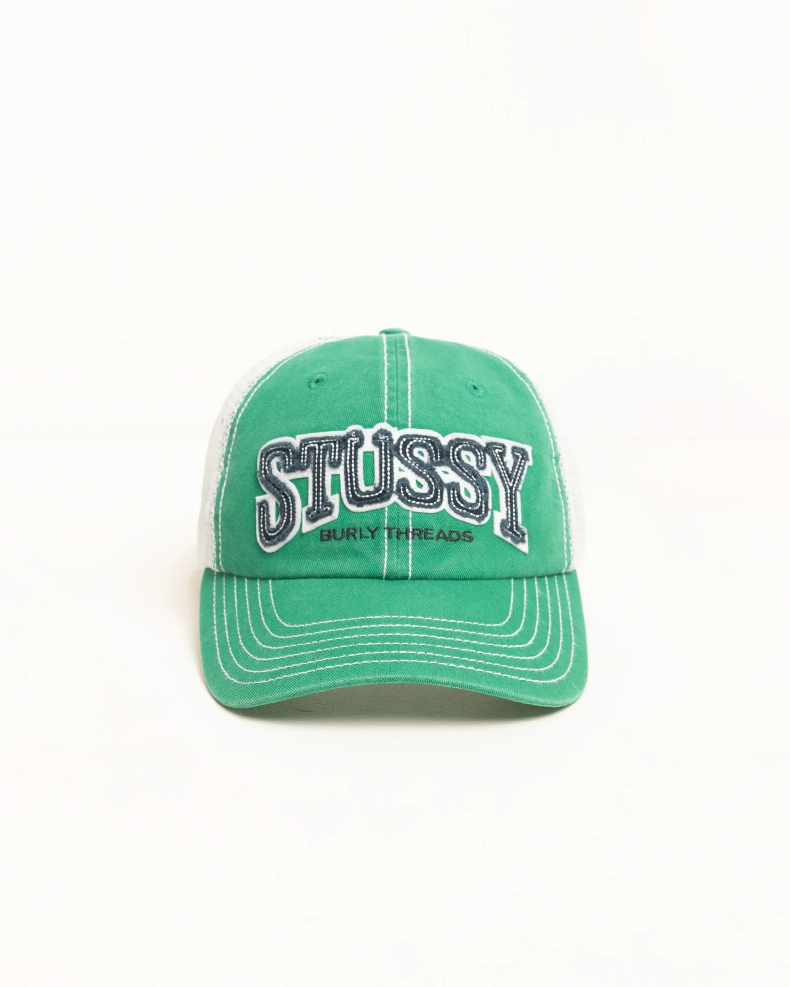 【預購】STUSSY BURLY THREADS TRUCKER 大LOGO網帽 3色 STUSBUR