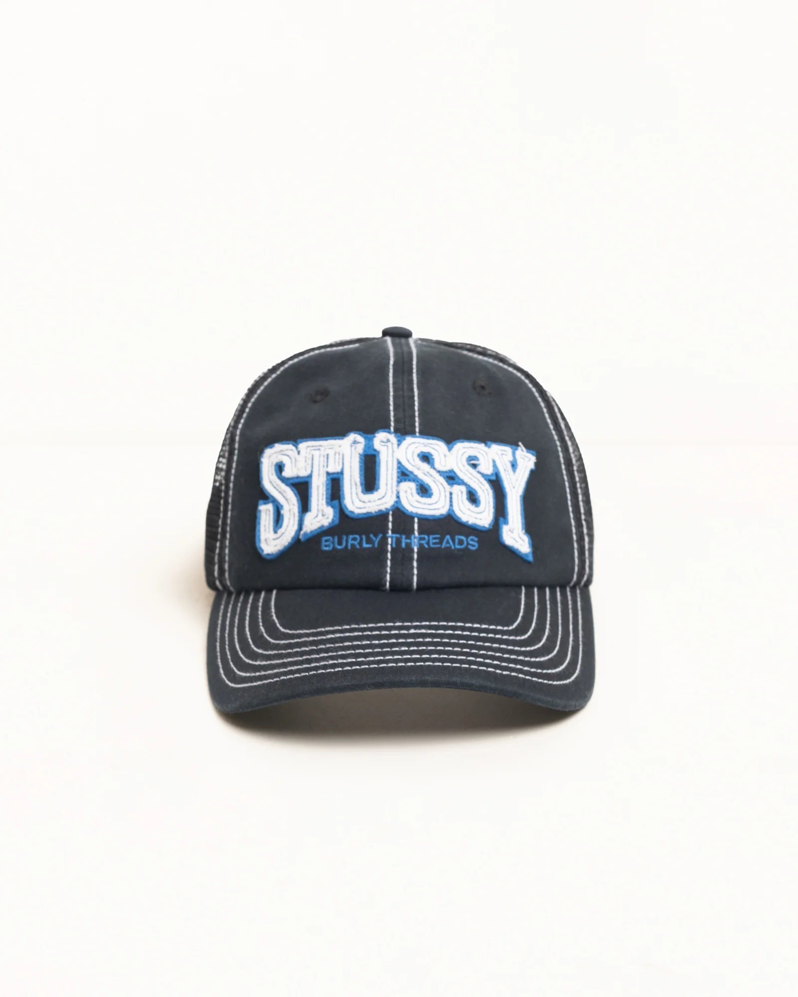 【預購】STUSSY BURLY THREADS TRUCKER 大LOGO網帽 3色 STUSBUR