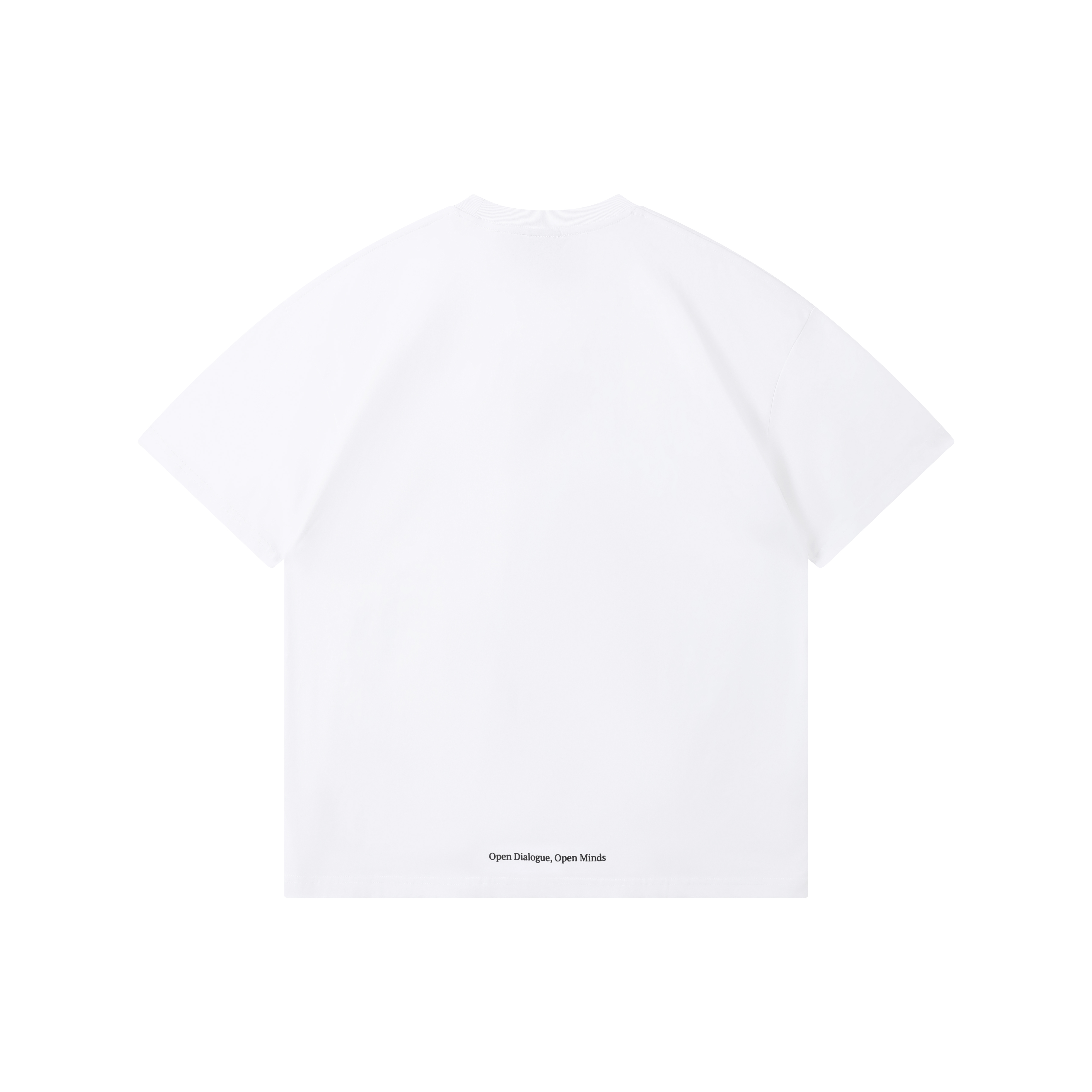 ODE SMALL PRINT LOGO TEE - WHITE