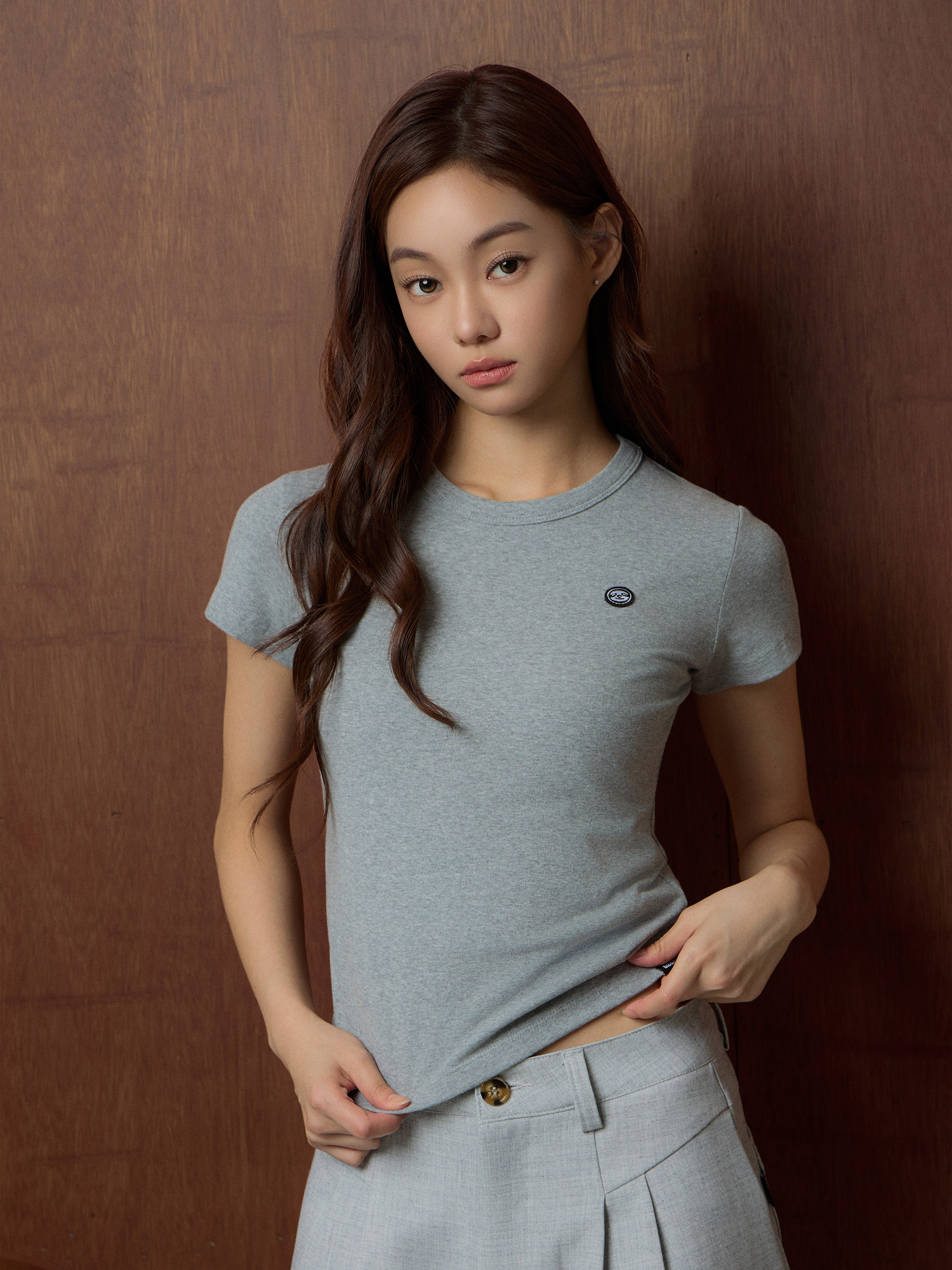 樹懶圓領短袖上衣