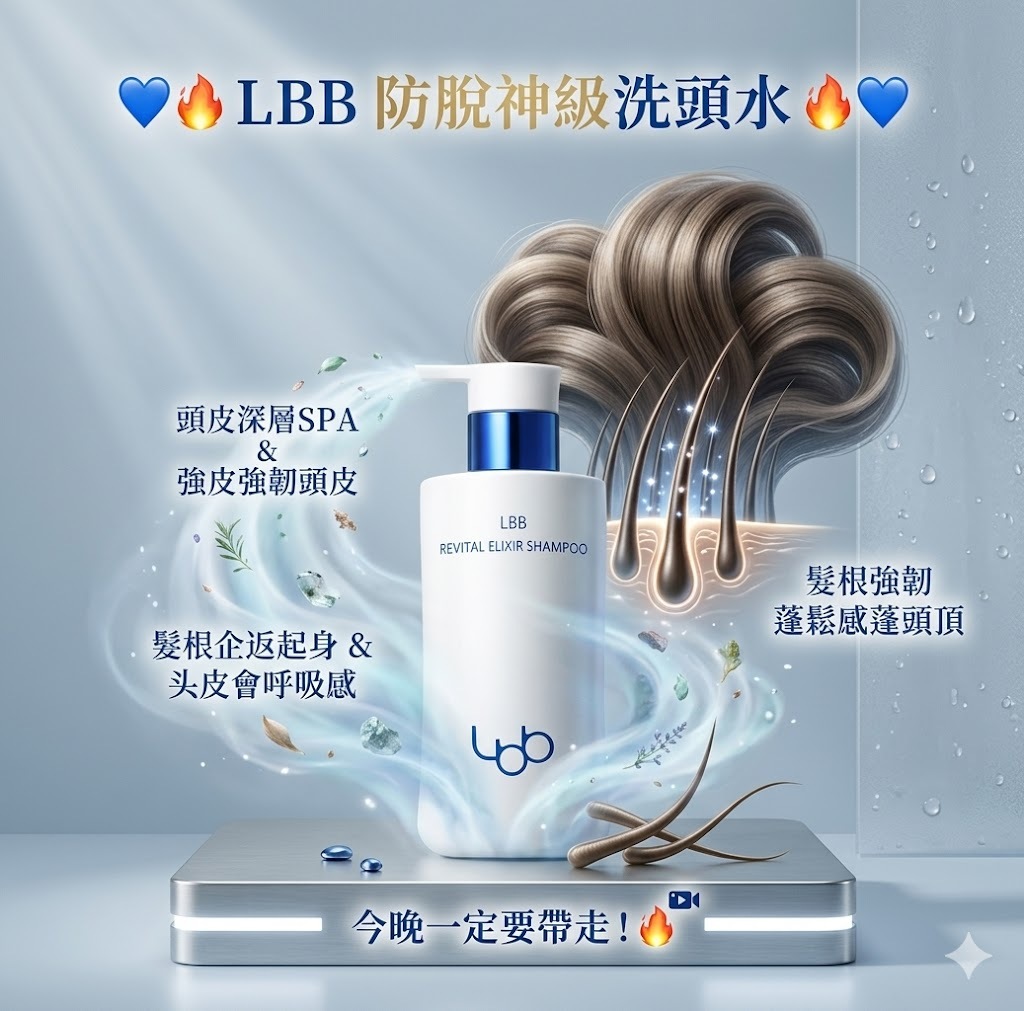 【直播】LBB LX041613 生髮修護洗頭水 400ml