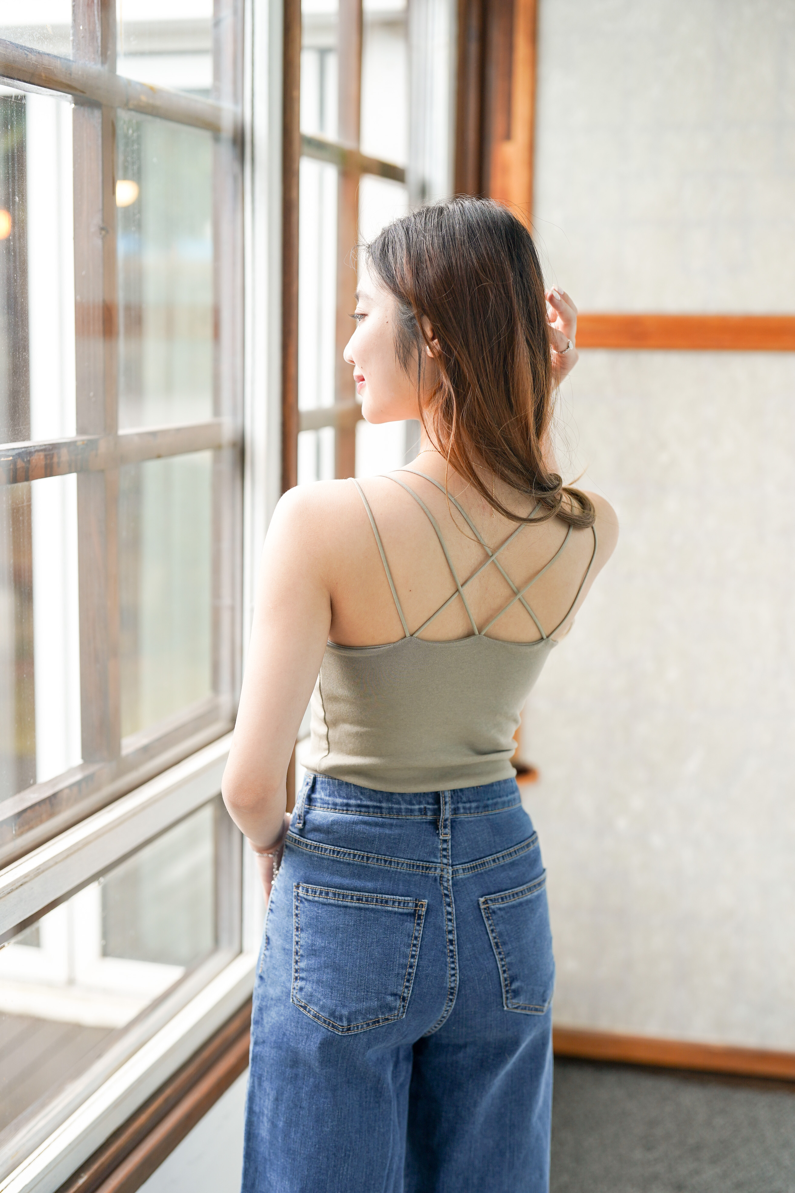 【五色全包價$499！】T1516 Everyday Cross Back Bra Top