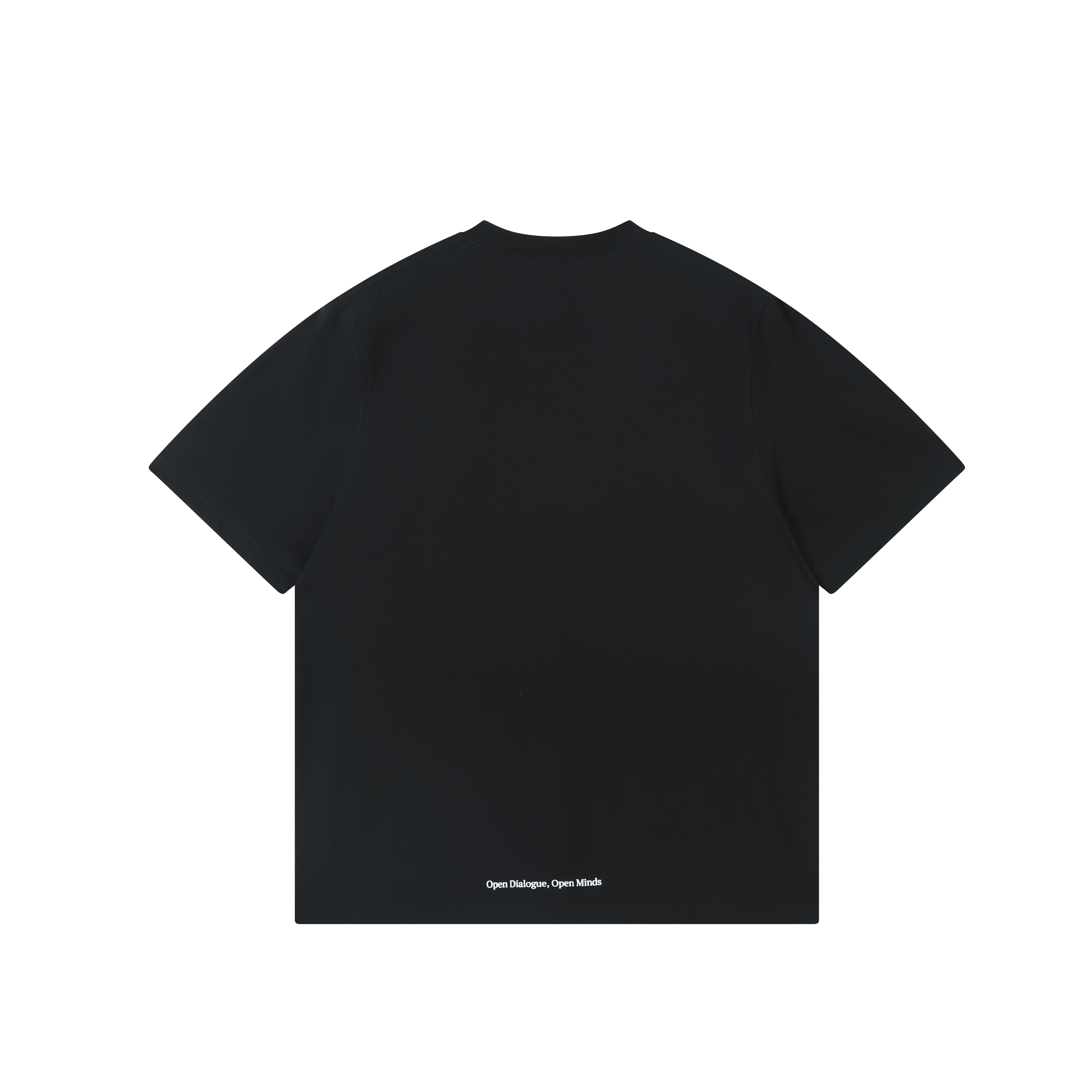 ODE SMALL PRINT LOGO TEE - BLACK