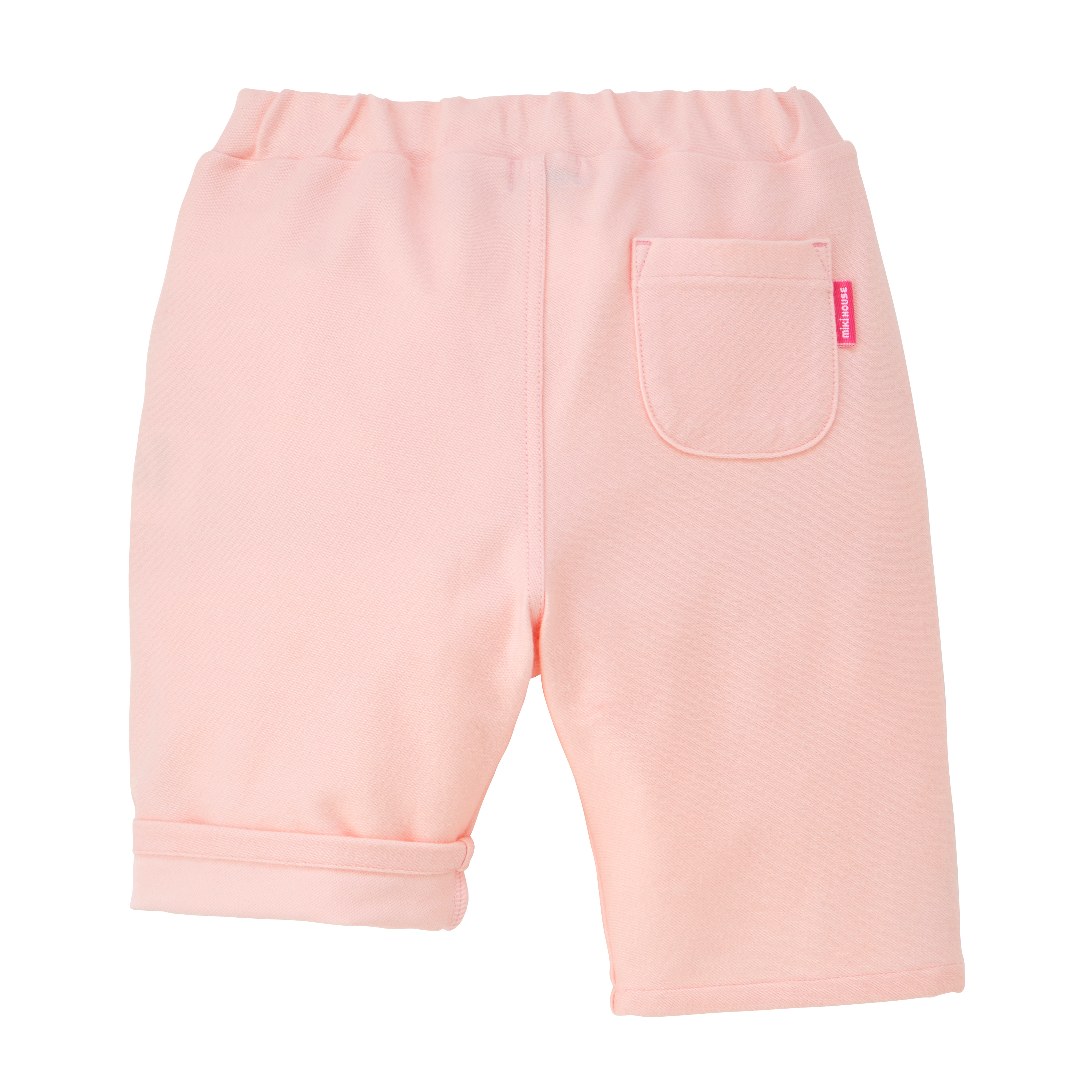 舞颯兔徽章七分褲-粉紅色