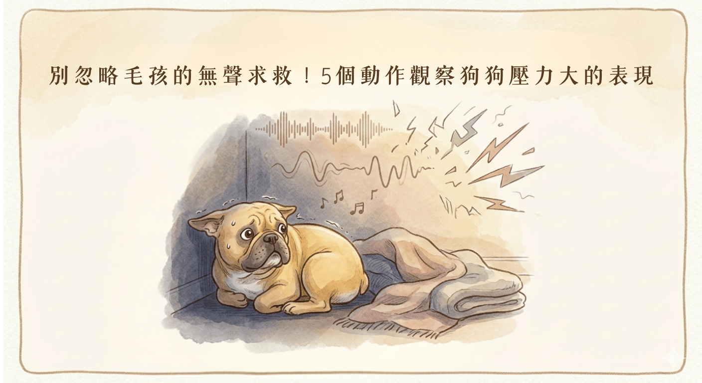 狗狗壓力大的5個表現