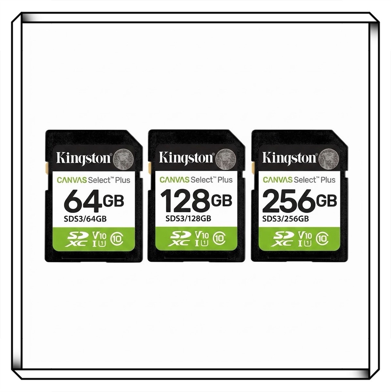 Kingston 金士頓 SDS3 100MBs 150MBs Canvas Select Plus SD 記憶卡