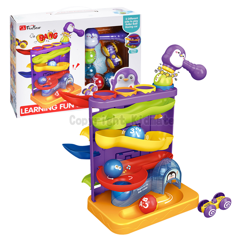 《 KIDMATE 》  企鵝敲敲樂軌道組