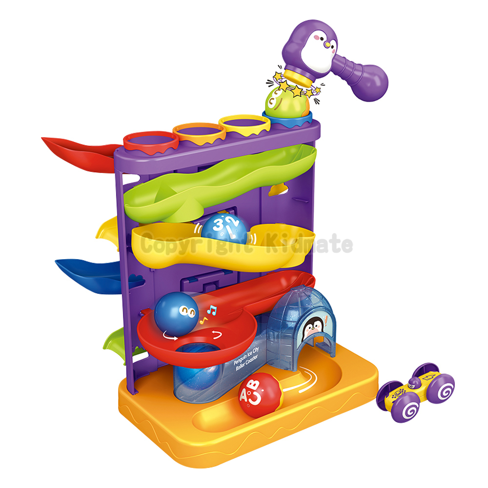 《 KIDMATE 》  企鵝敲敲樂軌道組