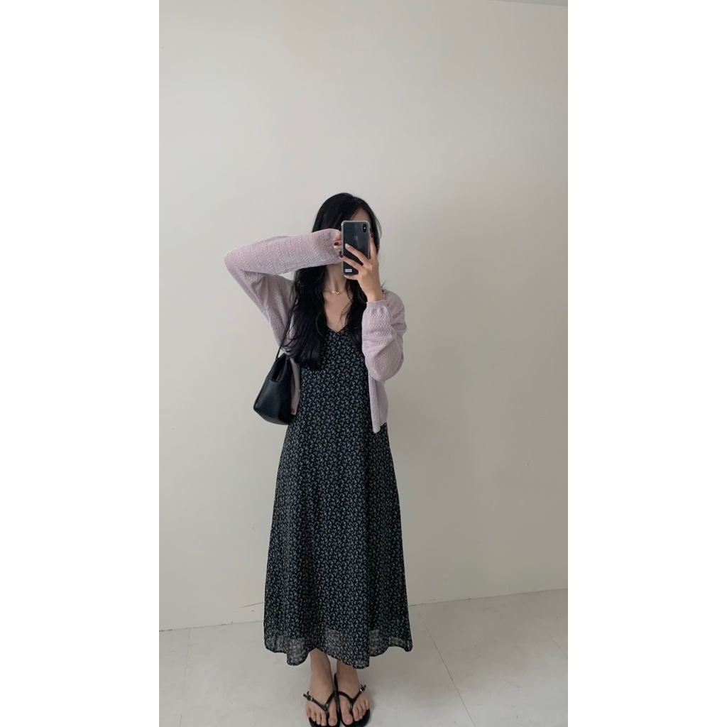 【imfine】最襯膚色的嫩紫開釦罩衫 #7650