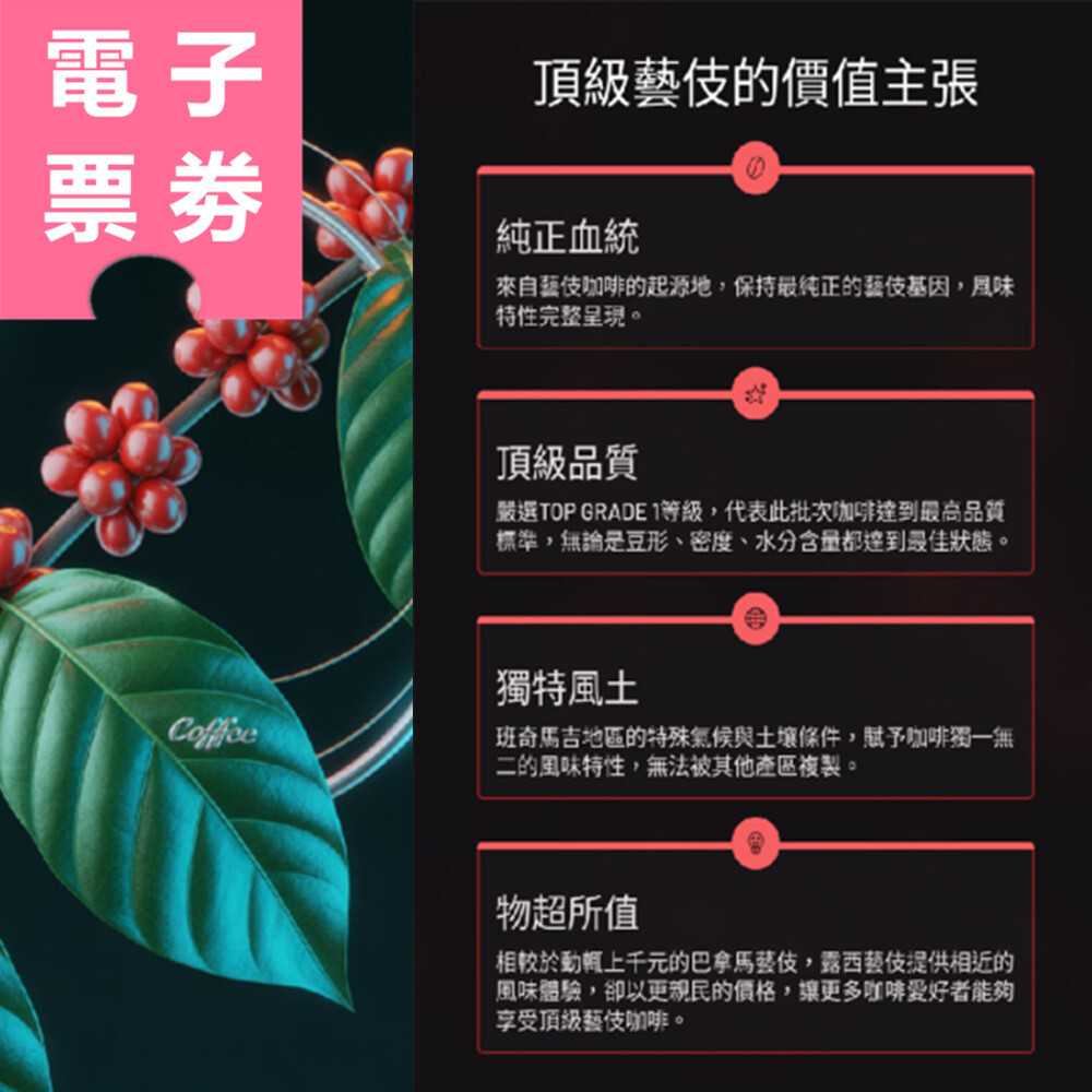 【電子票券】台北｜朢角咖啡  宅配券 Ⓜ