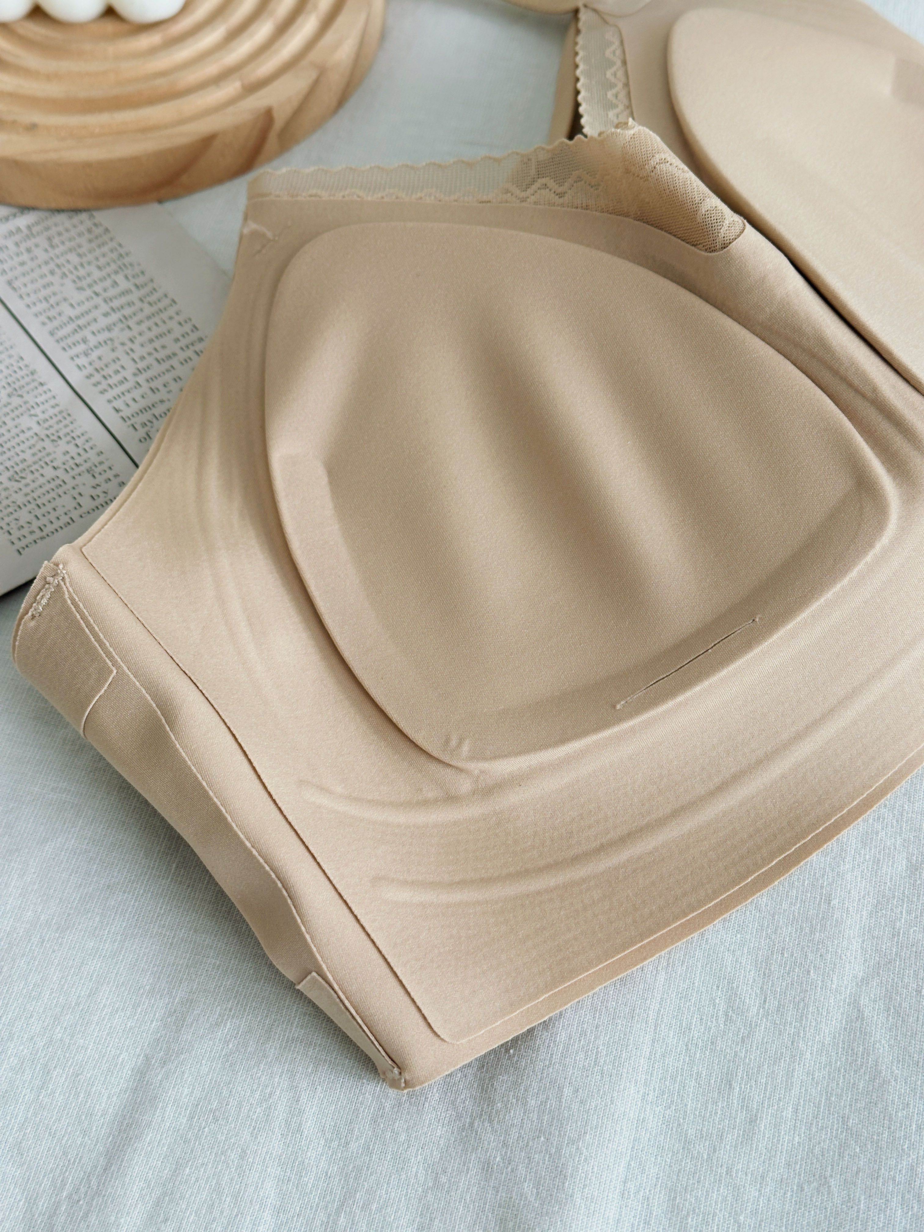 Klaria Lace Wireless Bra Nude  -BR25NUD