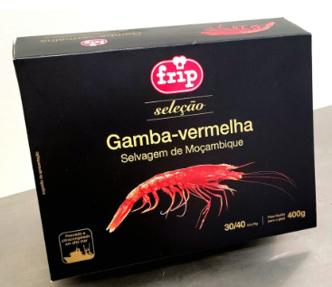 葡萄牙FRIP野生頂級深海紅蝦 (一盒約14隻) 400g (急凍)
