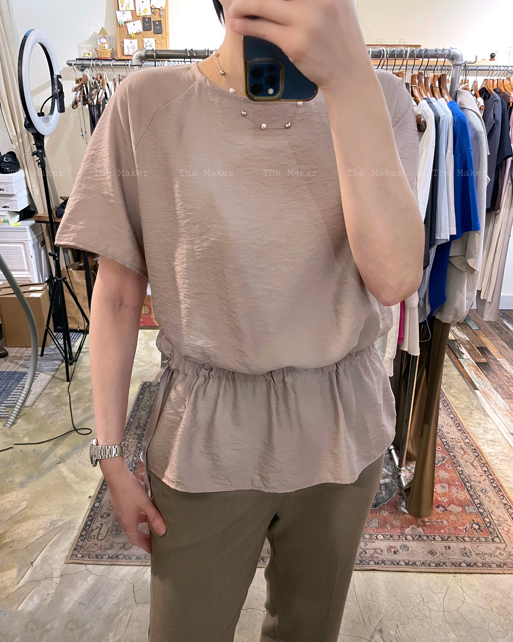 🌞 珠光修腰Top 🌞