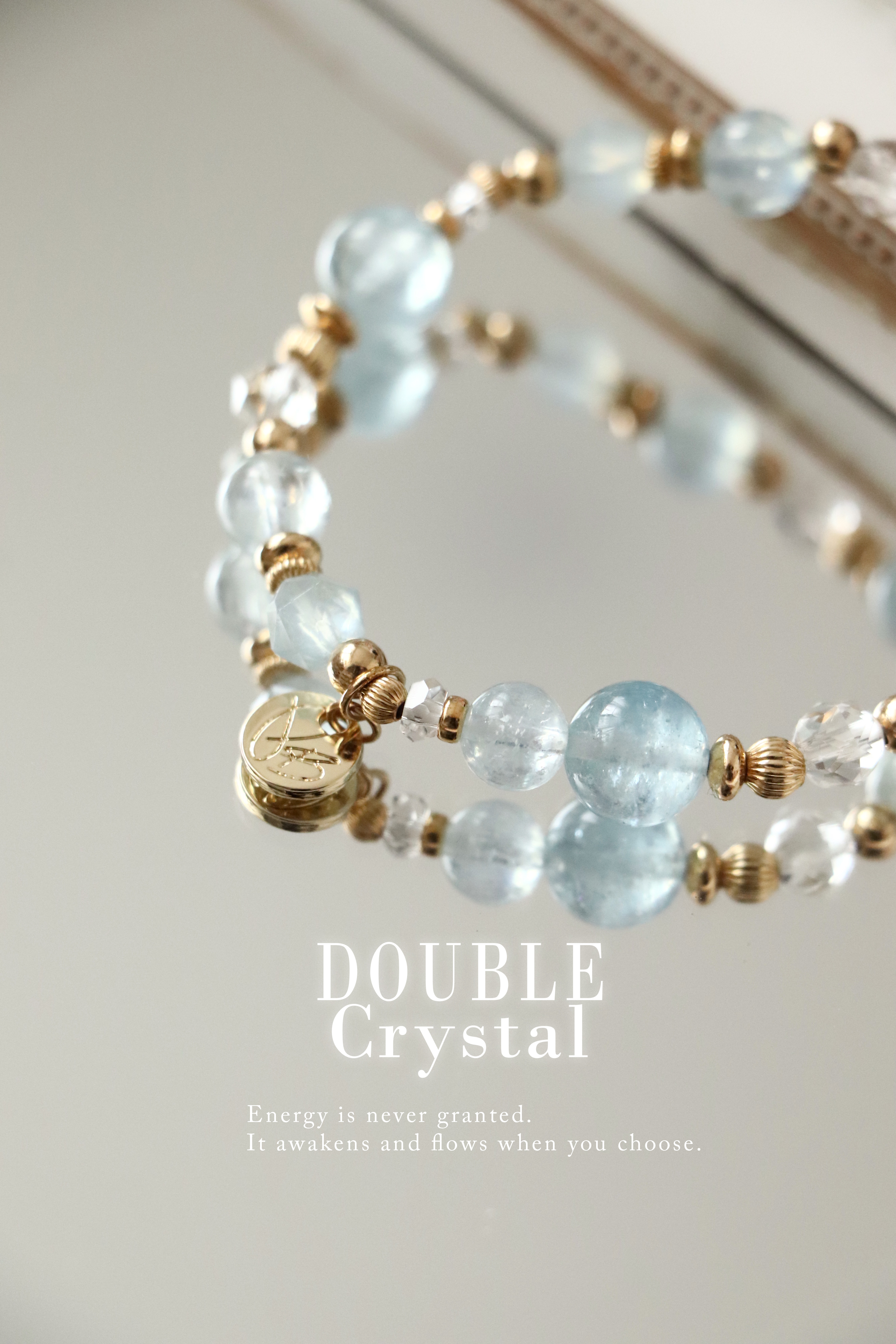 語言的秩序：冰體海藍寶．白水晶