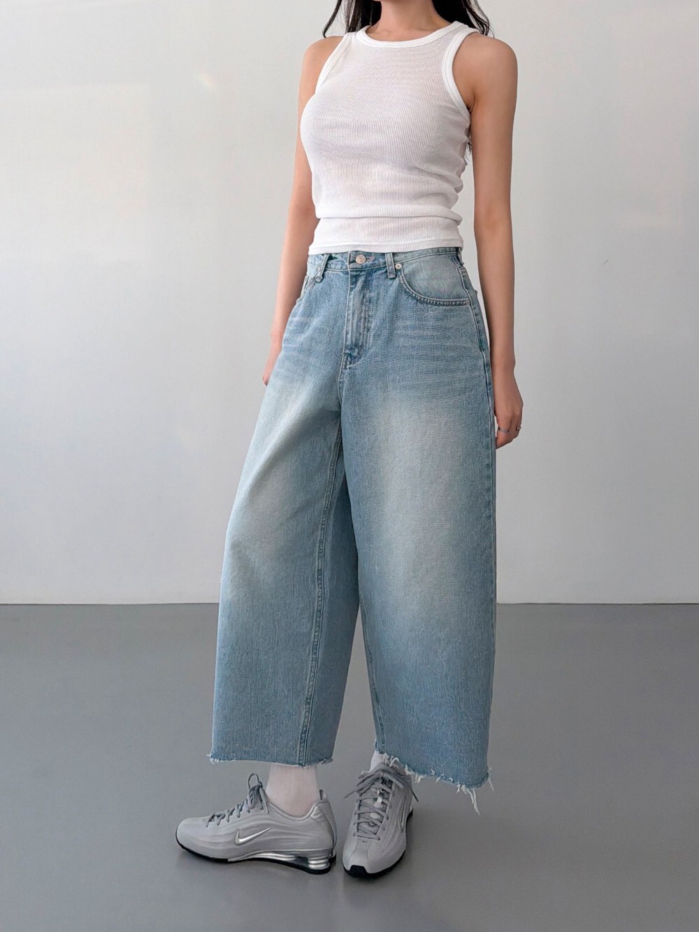 ᴴᴼᵀ ▸▸店長推薦◃◃ 春夏新款/九分牛仔蘿蔔褲 MANIFEST正韓🇰🇷