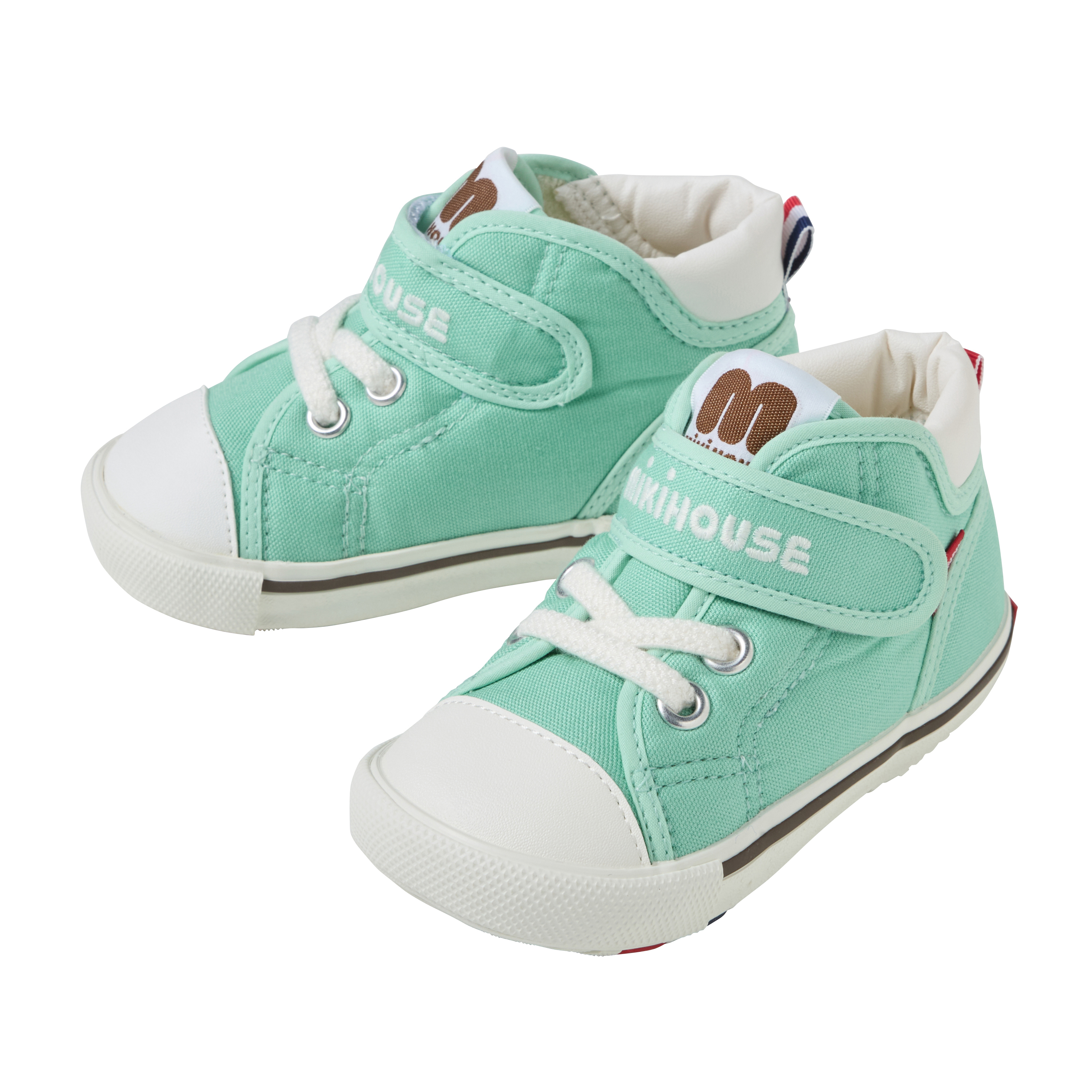 經典鞋帶造型二段鞋-冰綠