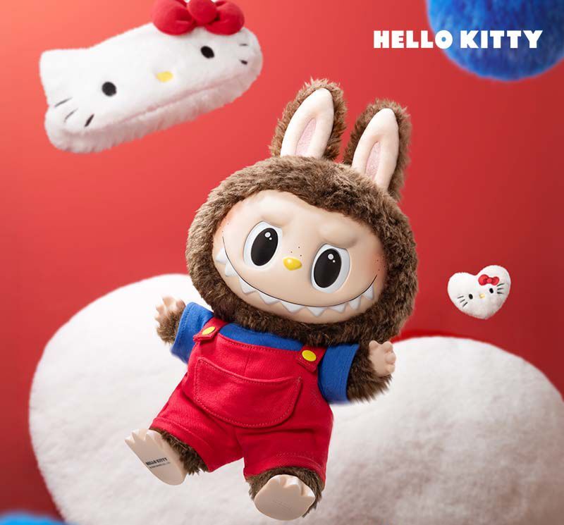 THE MONSTERS × HELLO KITTY - 搪膠毛絨公仔