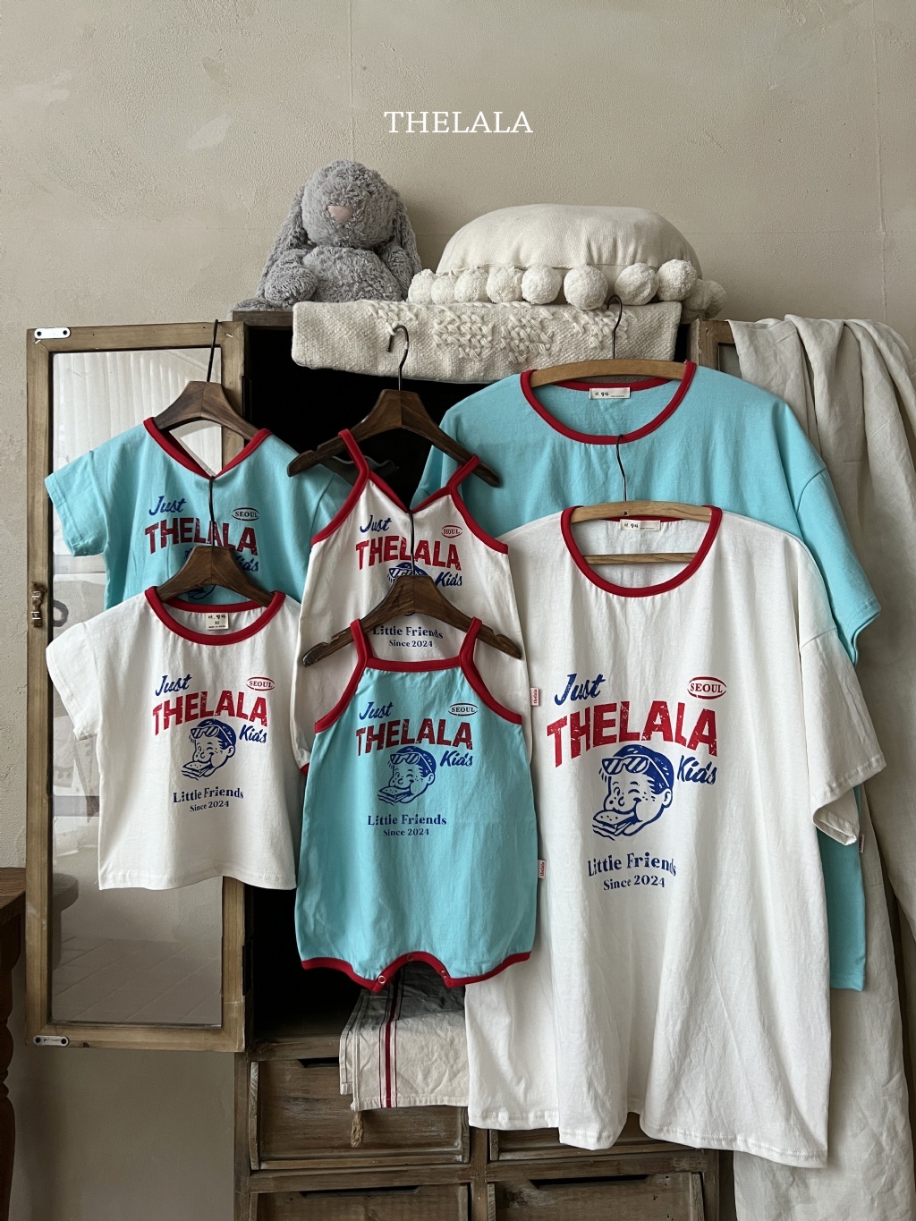 正韓夏lalla 親子裝_兩色小男孩上衣