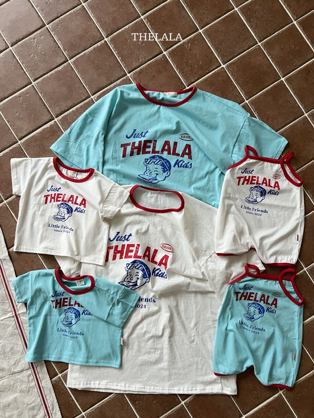正韓夏lalla 親子裝_兩色小男孩上衣