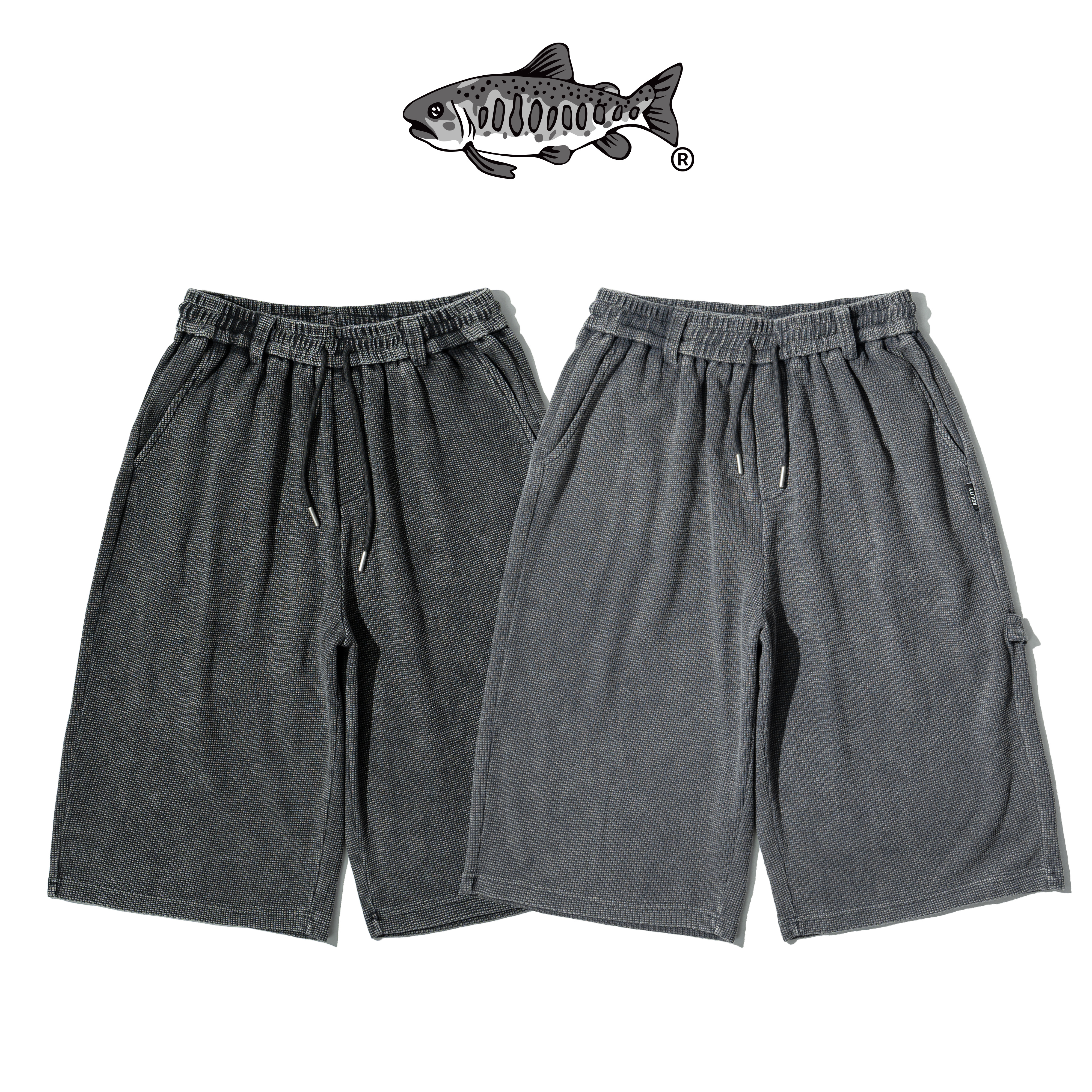 AGILITY Washed Waffle Cropped Pants 水洗華夫格 七分褲 [WFS]