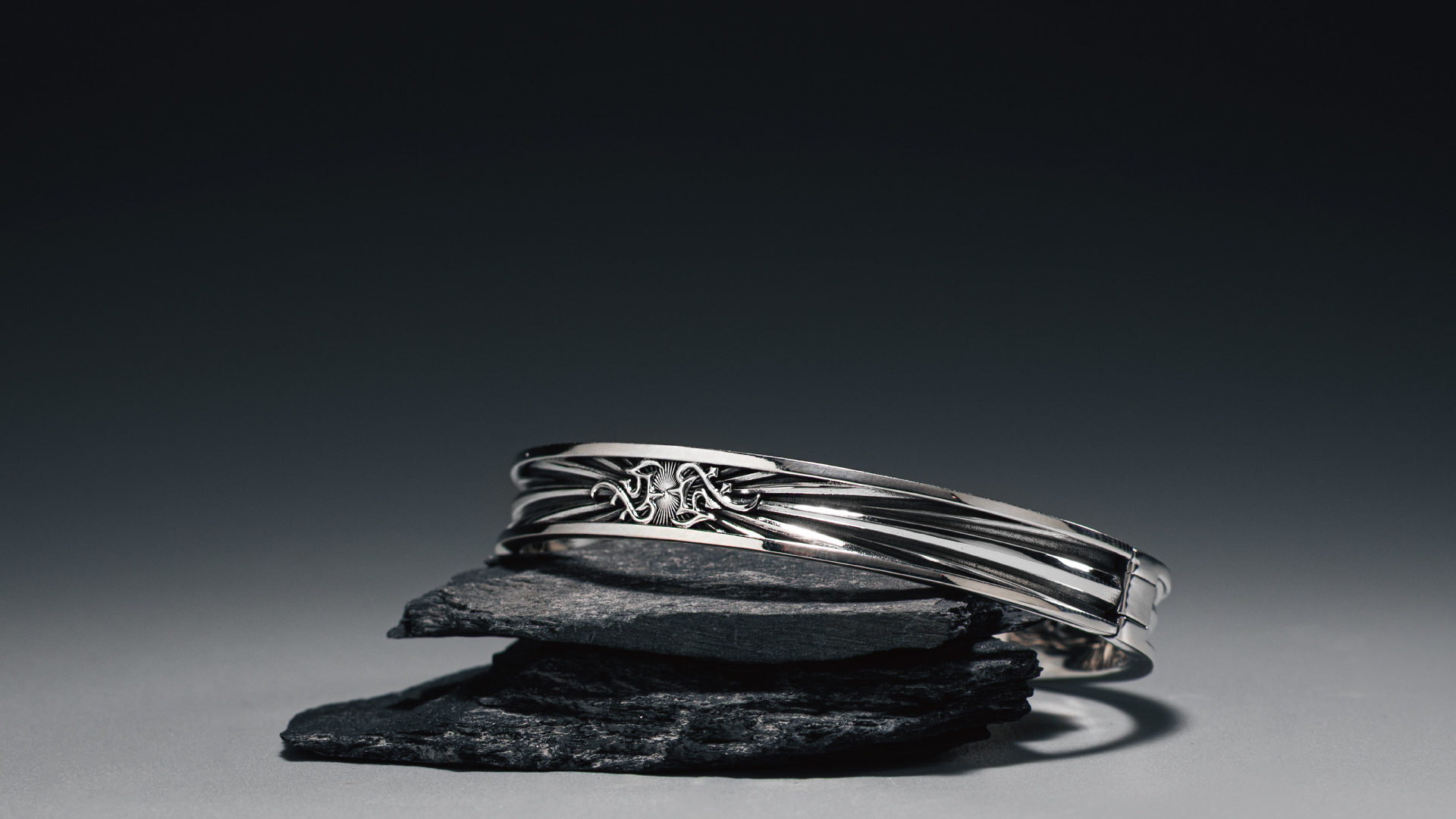 純銀觀音種子字手環展示