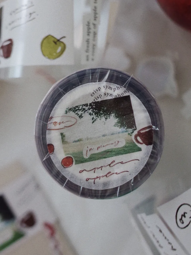 茄子先生｜Apple Tea PET膠帶