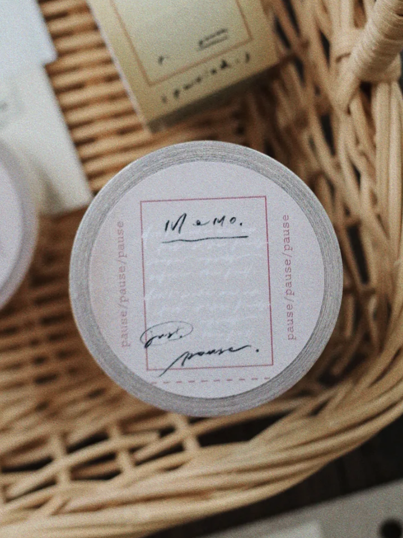 茄子先生｜Pause 便利貼紙膠帶