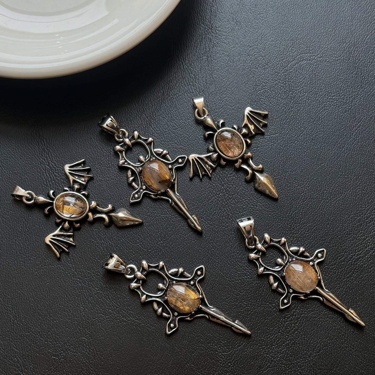 [原石] 鈦髮晶 項鏈吊墜