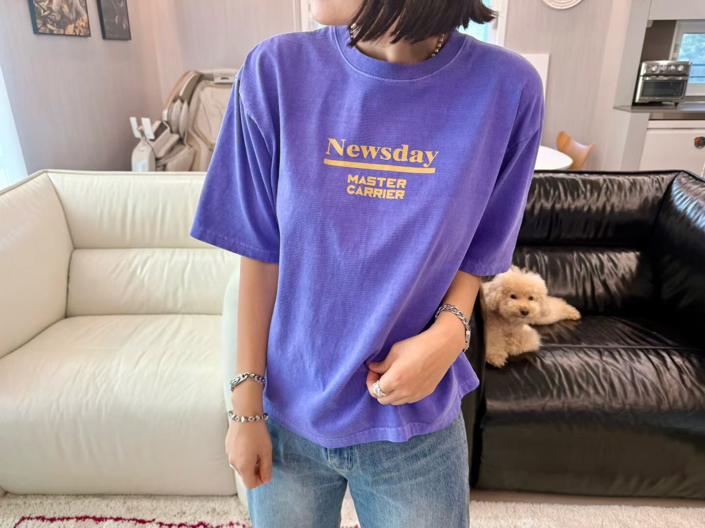 ᴴᴼᵀ ▸▸店長推薦◃◃ 春夏新款/水洗英文字上衣 MANIFEST正韓🇰🇷