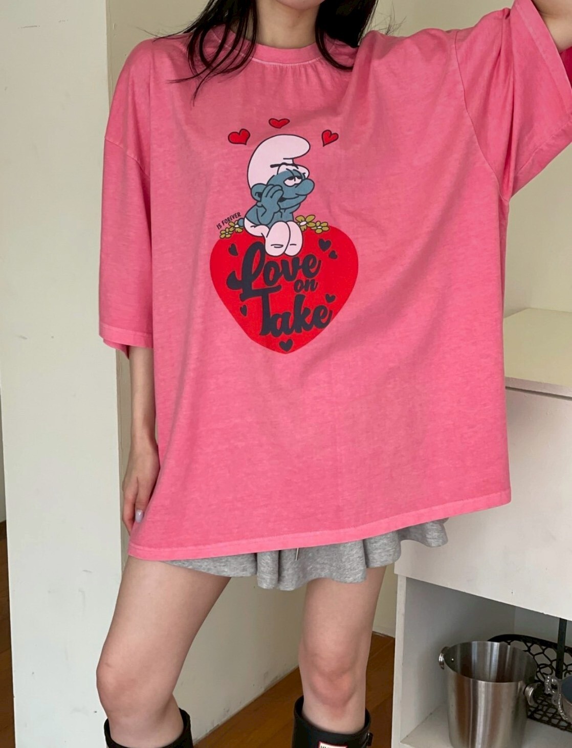 ᴴᴼᵀ ▸▸店長推薦◃◃ 春夏新款/卡通水洗長版上衣 MANIFEST正韓🇰🇷