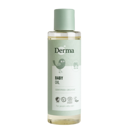 【樂森藥局】丹麥 Derma 寶寶有機按摩浴油150ml