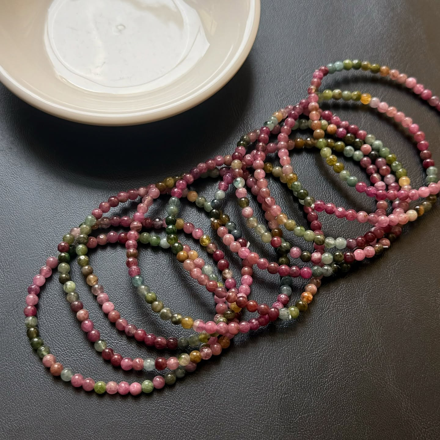 [原石] 西瓜碧璽 水晶手串