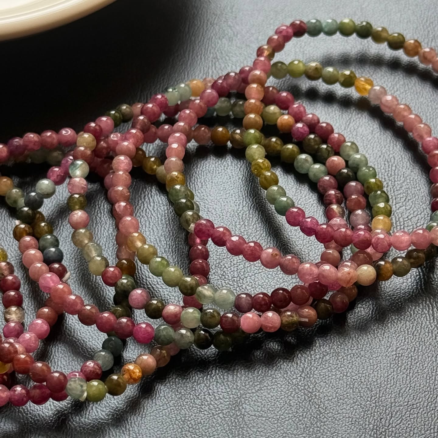 [原石] 西瓜碧璽 水晶手串