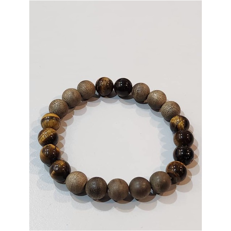 MAS-LLG0417-050 悅香沉香手串虎眼 10MM (B20)