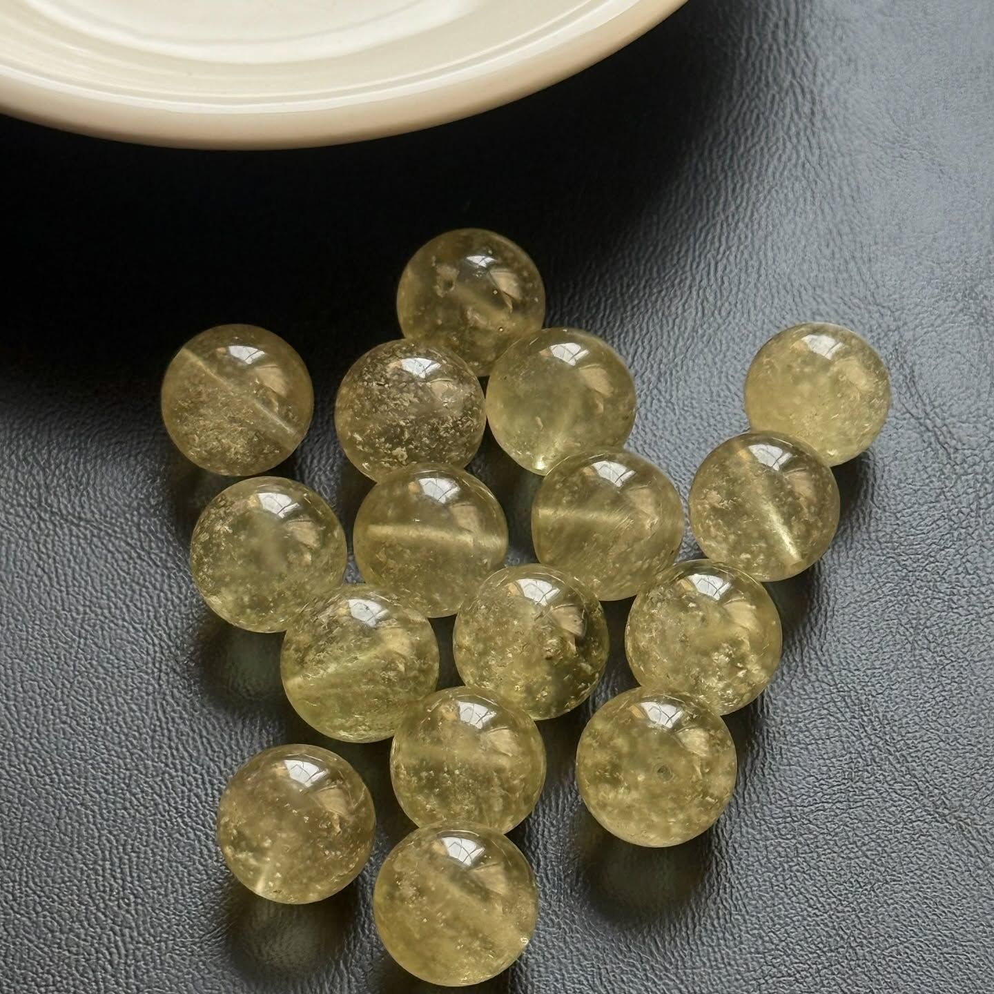 [原石] 利比亞黃金隕石 串珠通孔 單顆