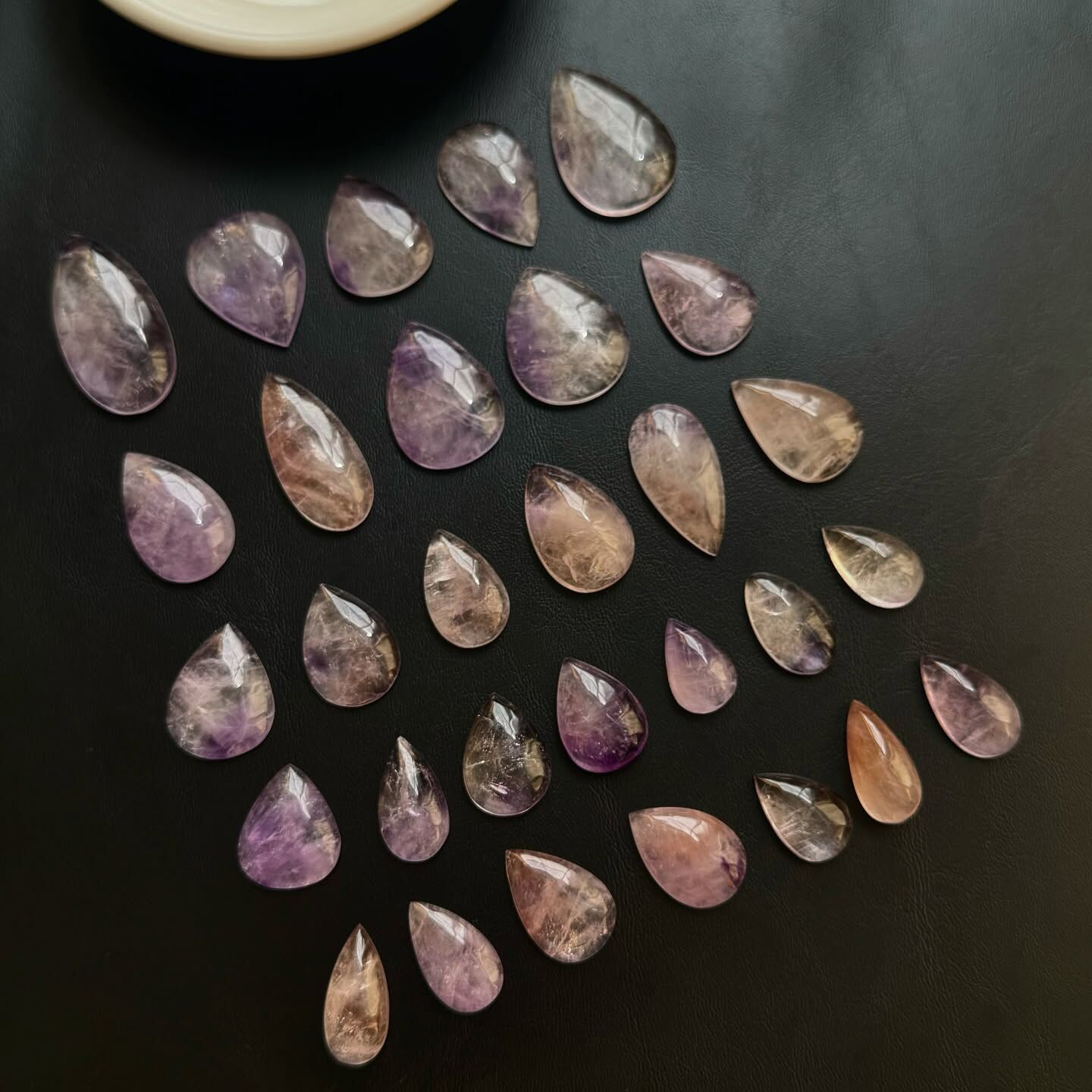 [原石] 紫超七 水晶蛋面 水晶墜面