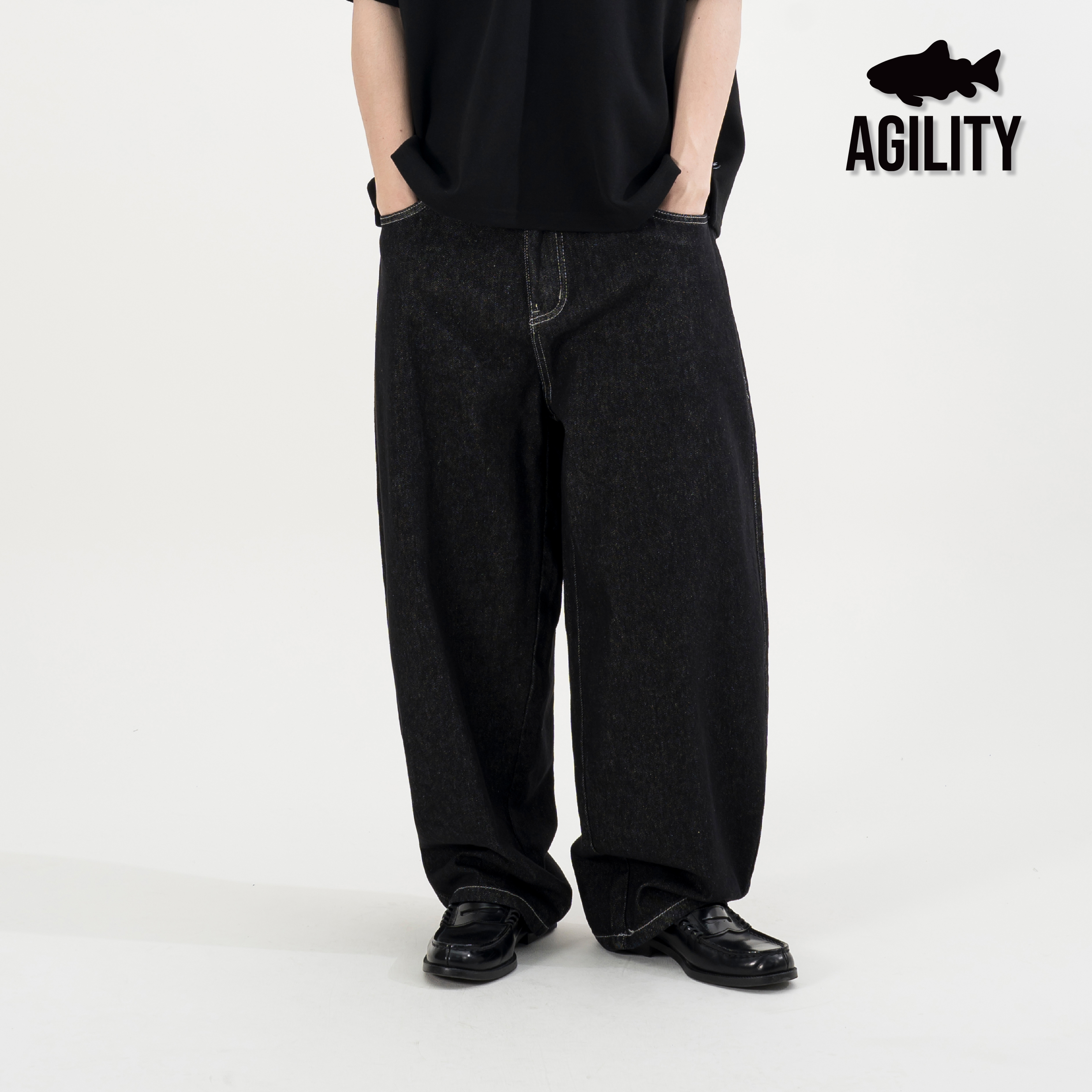 AGILITY Raw Curved Denim Jeans 彎刀 原色牛仔長褲 [BD88]