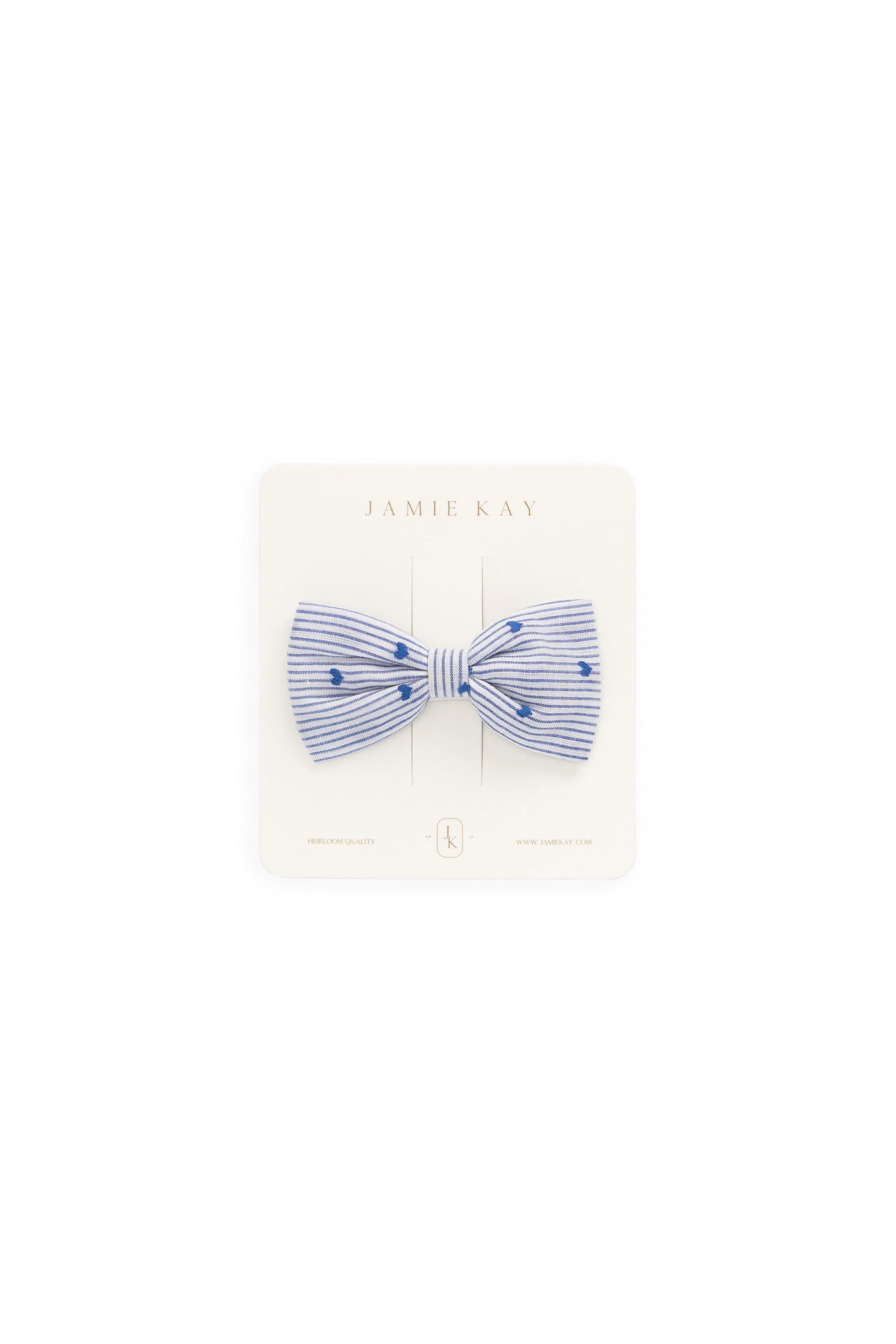 【預購】JAMIE KAY - Organic Cotton Desiree Bow（Mon Amour Stripe Indigo）
